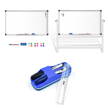 Ruler, duster, and marker for use in schools and colleges.