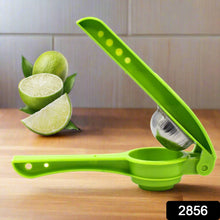 Plastic lemon squeezer with built-in opener