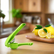 Multifunctional plastic lemon squeezer with opener