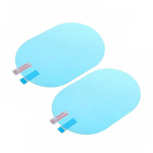 Anti-fog rearview mirror film for clear vision