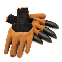 Garden gloves with a comfortable fit and bright color